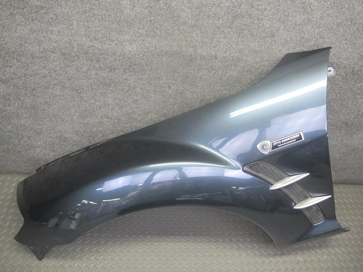 04-08 Mazda RX8 Front Left Driver Side Fender Shell Panel Cover Gray Mica OEM