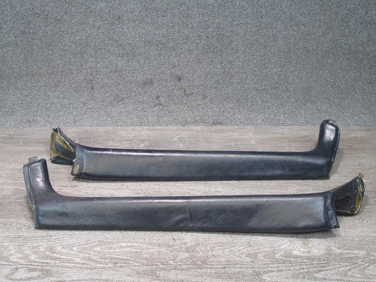 1983-1991 Porsche 928 S Front Left & Right A Pillar Trim Cover Panel Set Blue