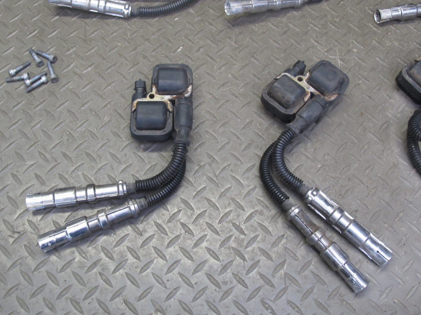03-06 Mercedes R230 SL500 M113 Set of 8 Engine Ignition Coil 0001587803 OEM