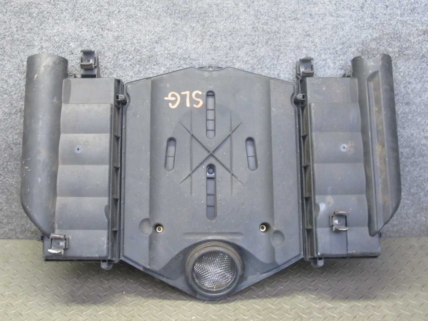 03-06 Mercedes R230 SL500 M113 Air Intake Cleaner Filter Box w Trim Cover OEM
