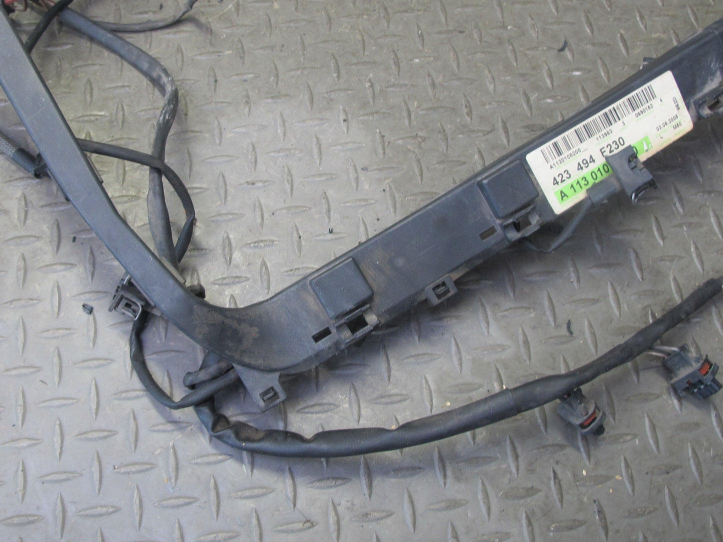 03-06 Mercedes R230 SL500 M113 Engine Motor Wire Wiring Cable Harness Set OEM
