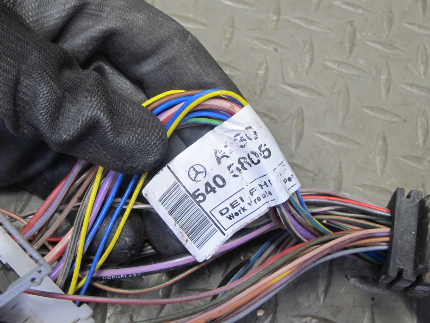 03-06 Mercedes R230 SL500 M113 Engine Motor Wire Wiring Cable Harness Set OEM