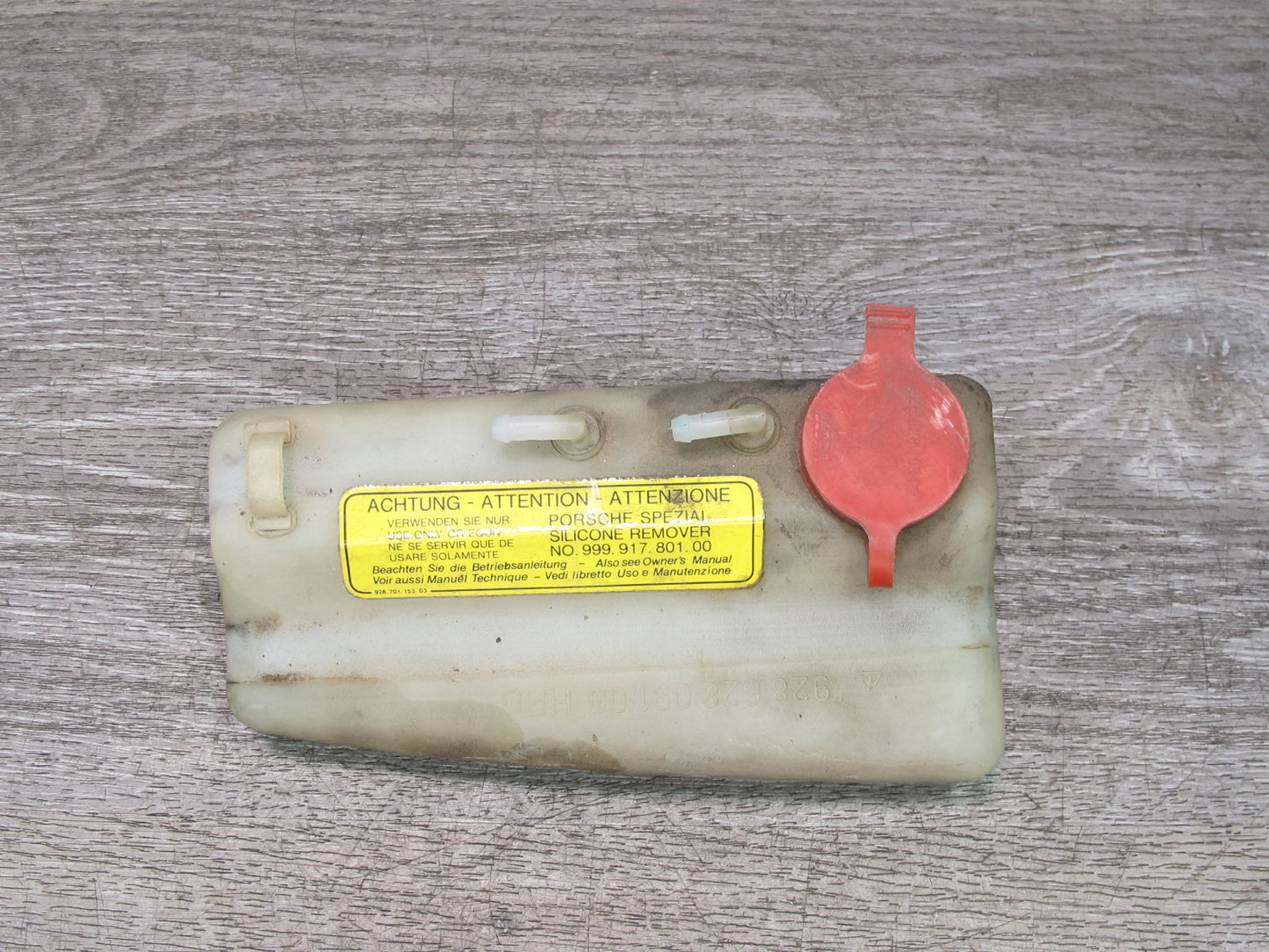 1984-1986 Porsche 928 S Windshield Washer Fluid Reservoir Tank 92862809100