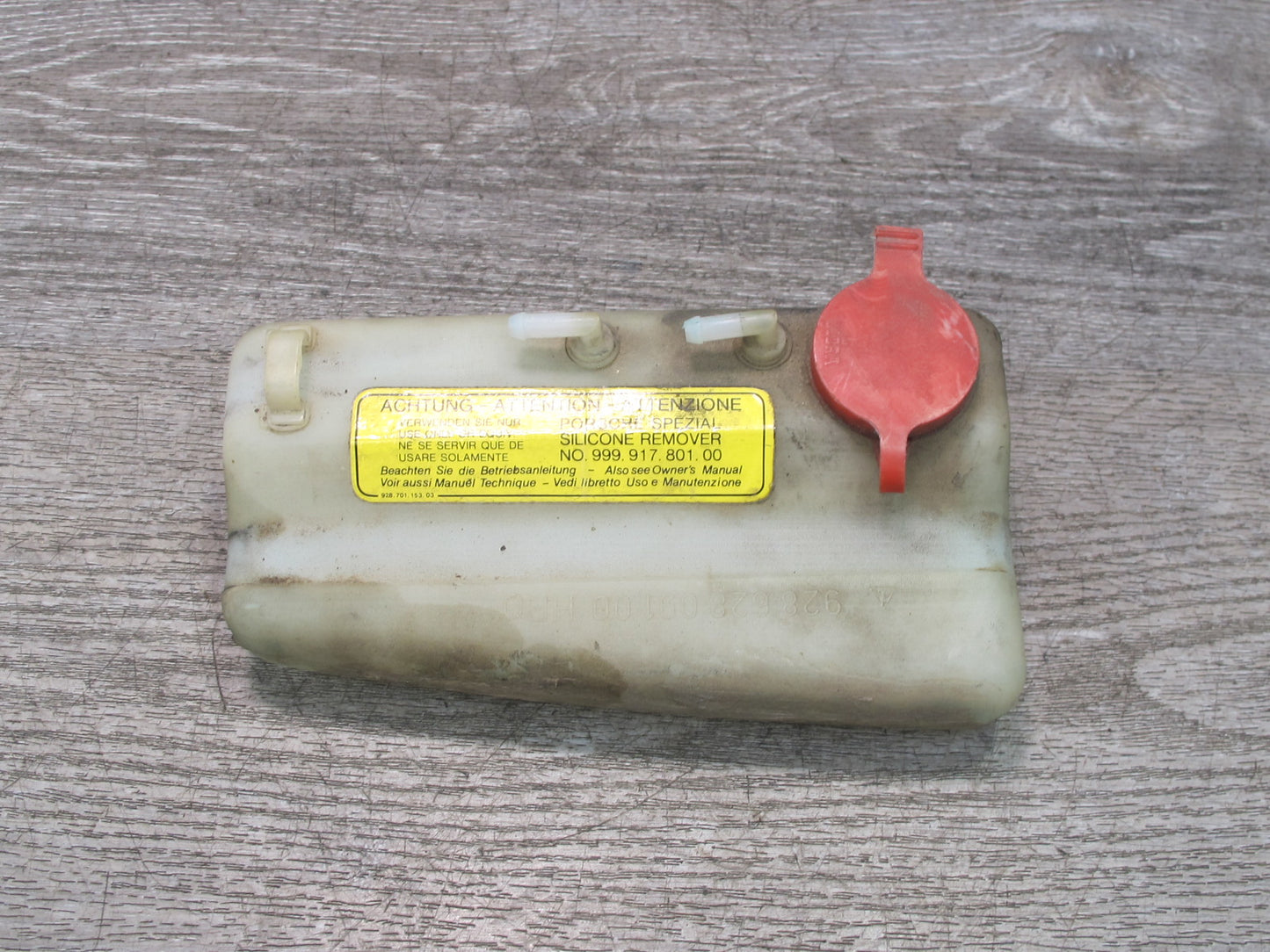1984-1986 Porsche 928 S Windshield Washer Fluid Reservoir Tank 92862809100