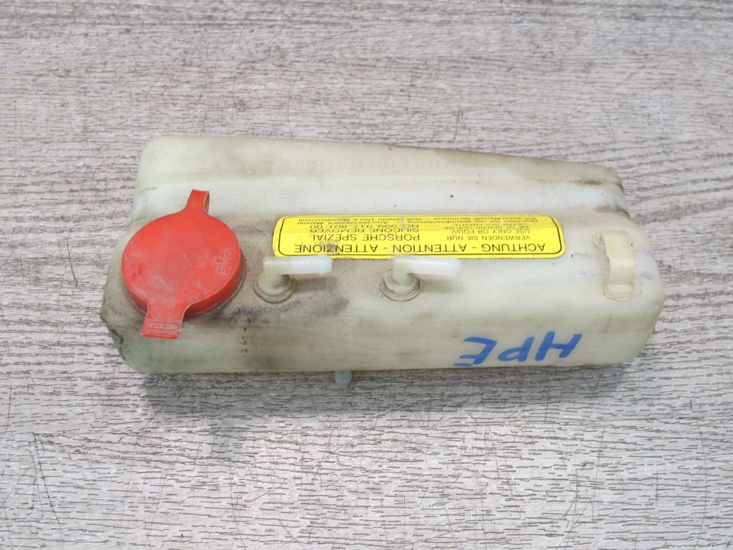 1984-1986 Porsche 928 S Windshield Washer Fluid Reservoir Tank 92862809100