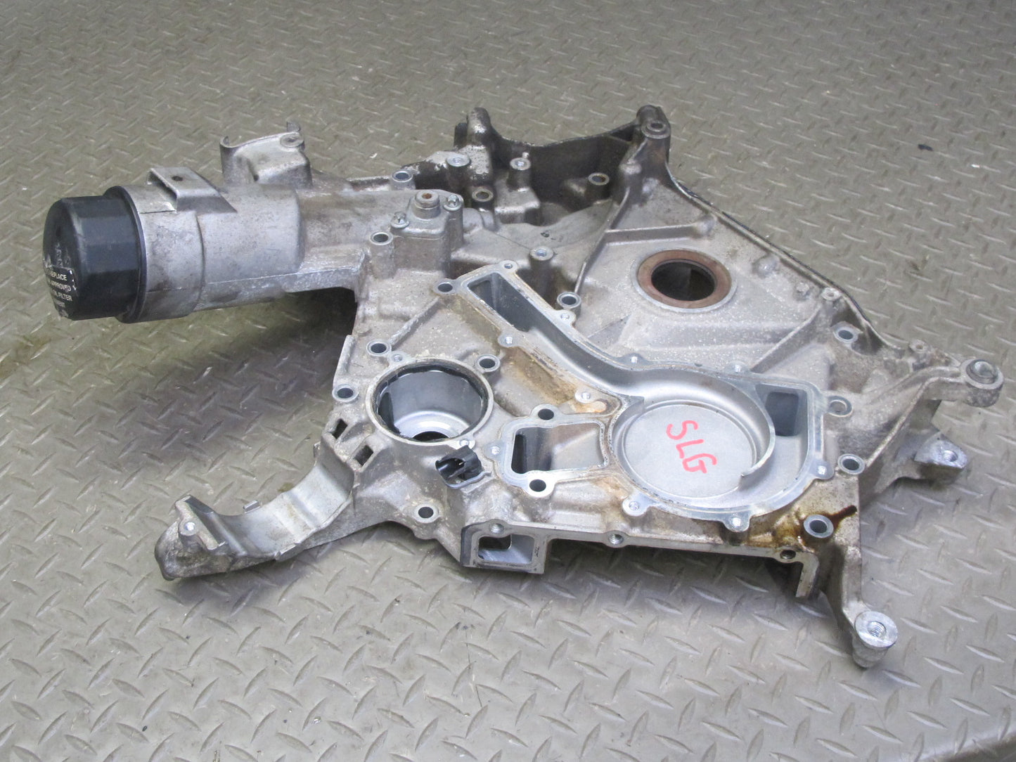03-06 Mercedes R230 SL500 5.0L M113 Engine Motor Timing Cover OEM