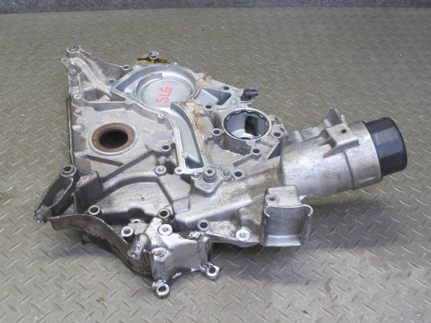 03-06 Mercedes R230 SL500 5.0L M113 Engine Motor Timing Cover OEM