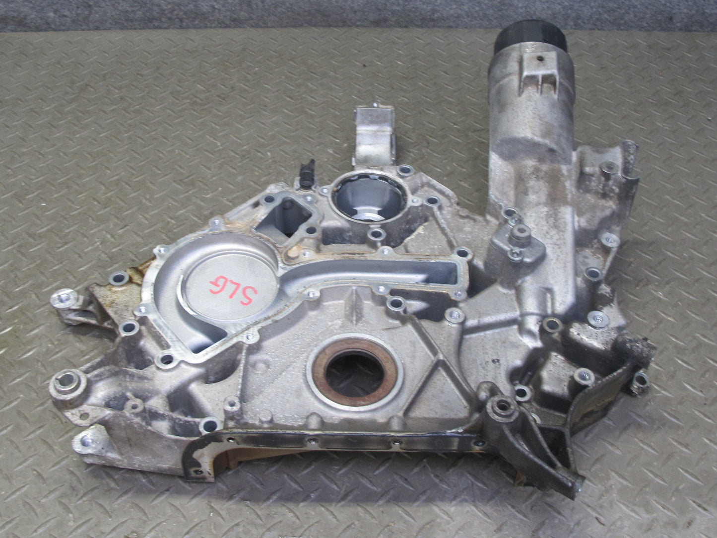 03-06 Mercedes R230 SL500 5.0L M113 Engine Motor Timing Cover OEM