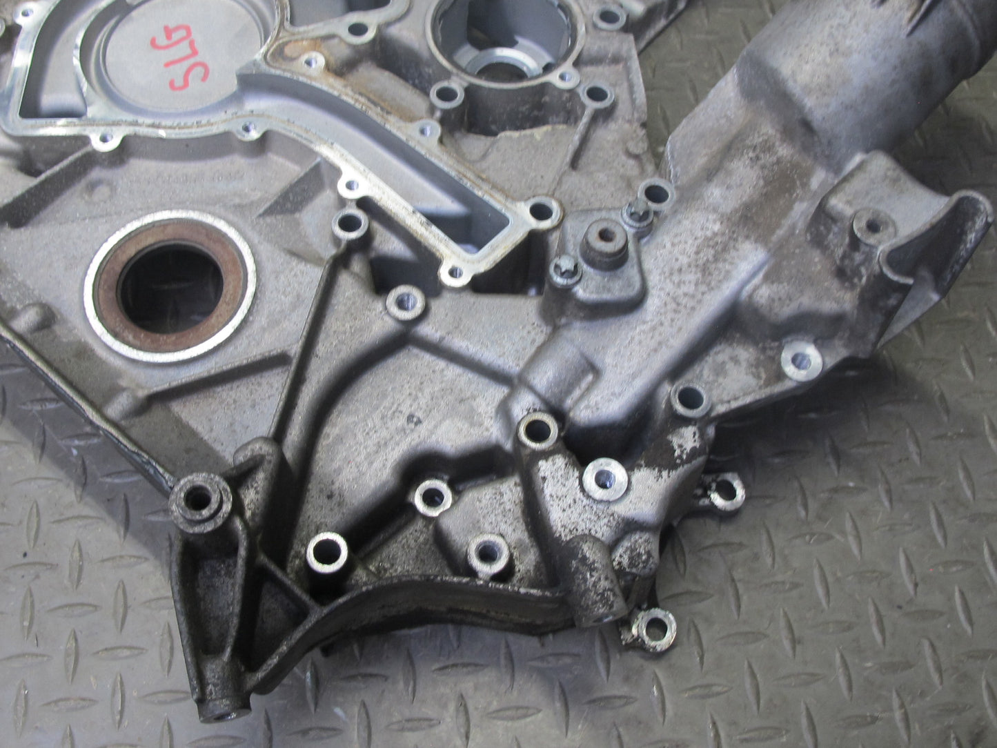03-06 Mercedes R230 SL500 5.0L M113 Engine Motor Timing Cover OEM
