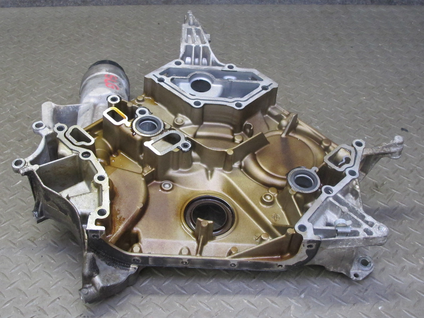 03-06 Mercedes R230 SL500 5.0L M113 Engine Motor Timing Cover OEM