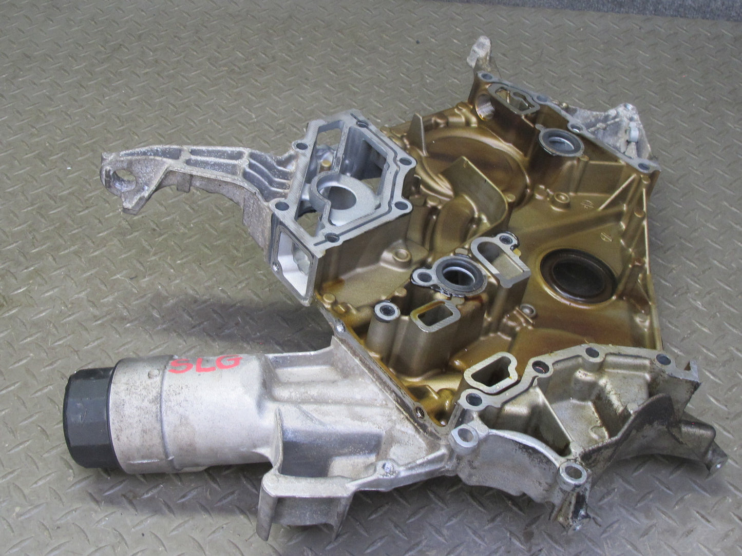 03-06 Mercedes R230 SL500 5.0L M113 Engine Motor Timing Cover OEM