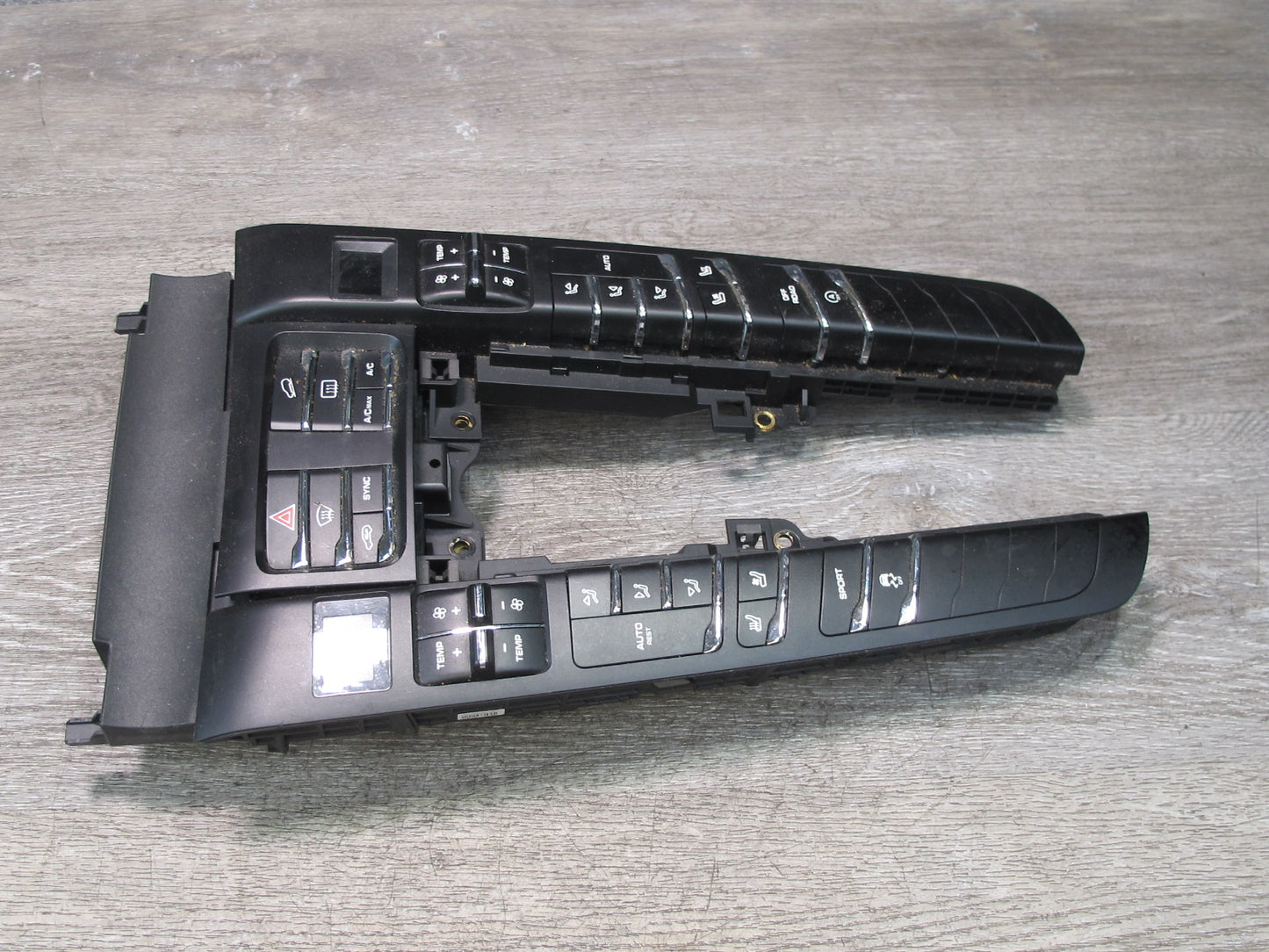 2015-2018 Porsche Macan Center Console A/C Heater Climate Control Switch Panel