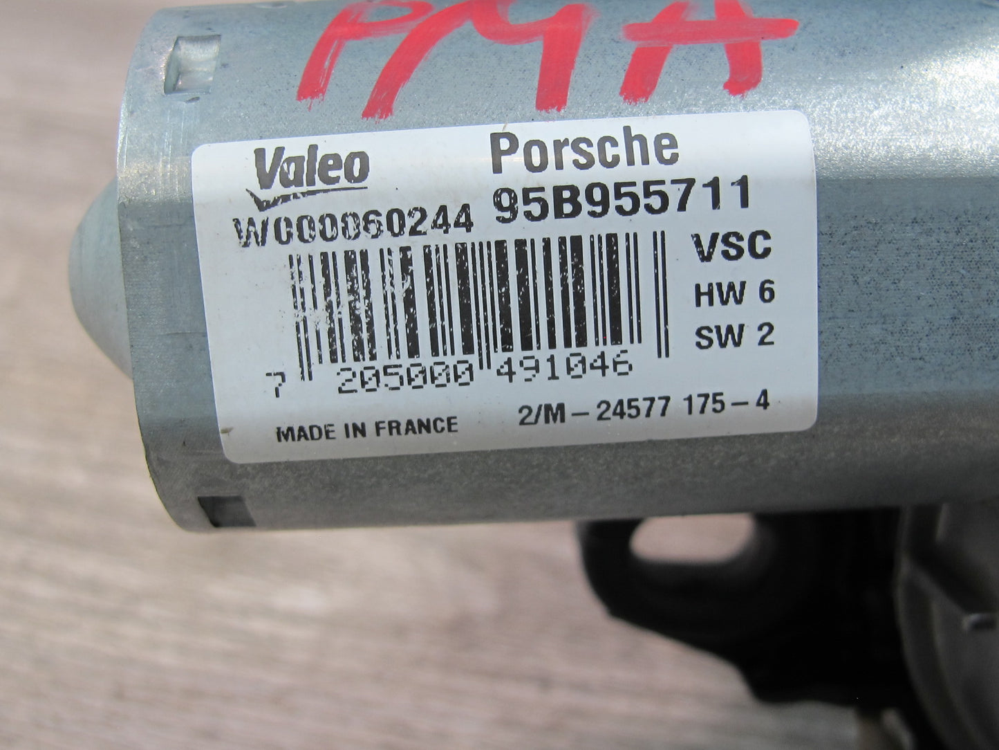 2015-2025 Porsche Macan Rear Trunk Lid Tailgate Hatch Wiper Motor w Arm