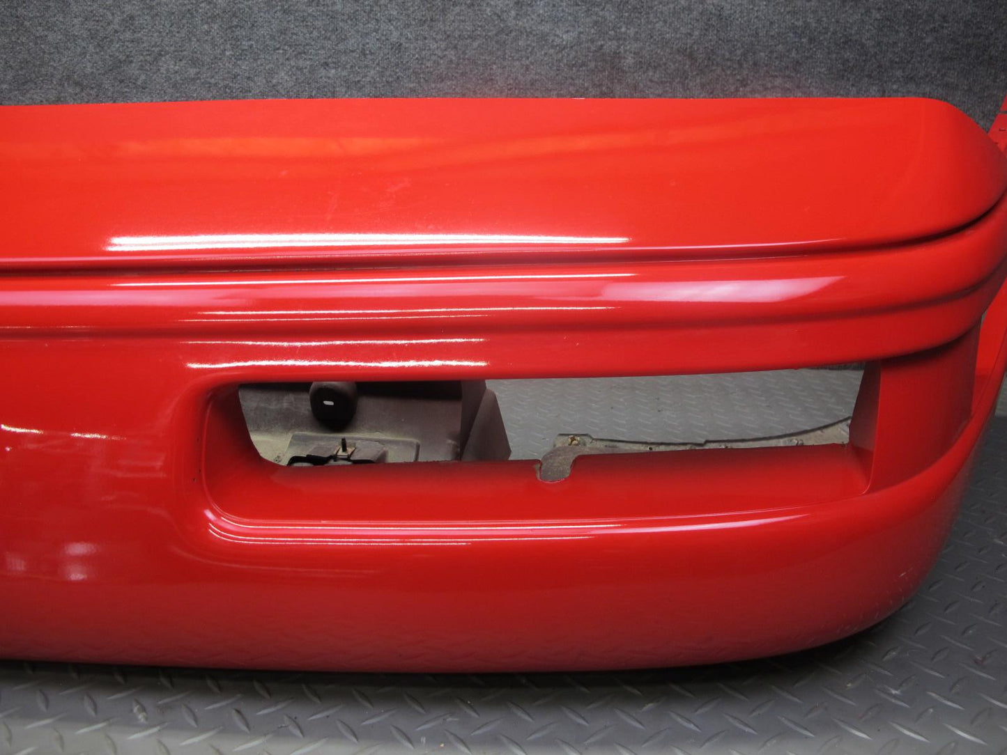 91-96 Chevrolet Corvette C4 Front Bumper Cover w License Plate Cover RED OEM