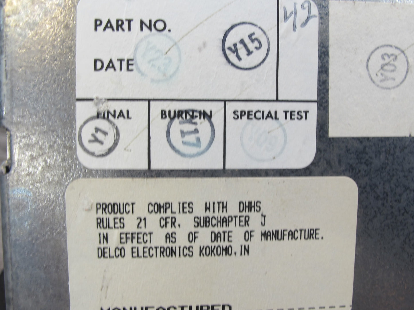 92-93 Chevrolet Corvette C4 Cassette Radio CD Player Receiver Head Unit Bose OEM