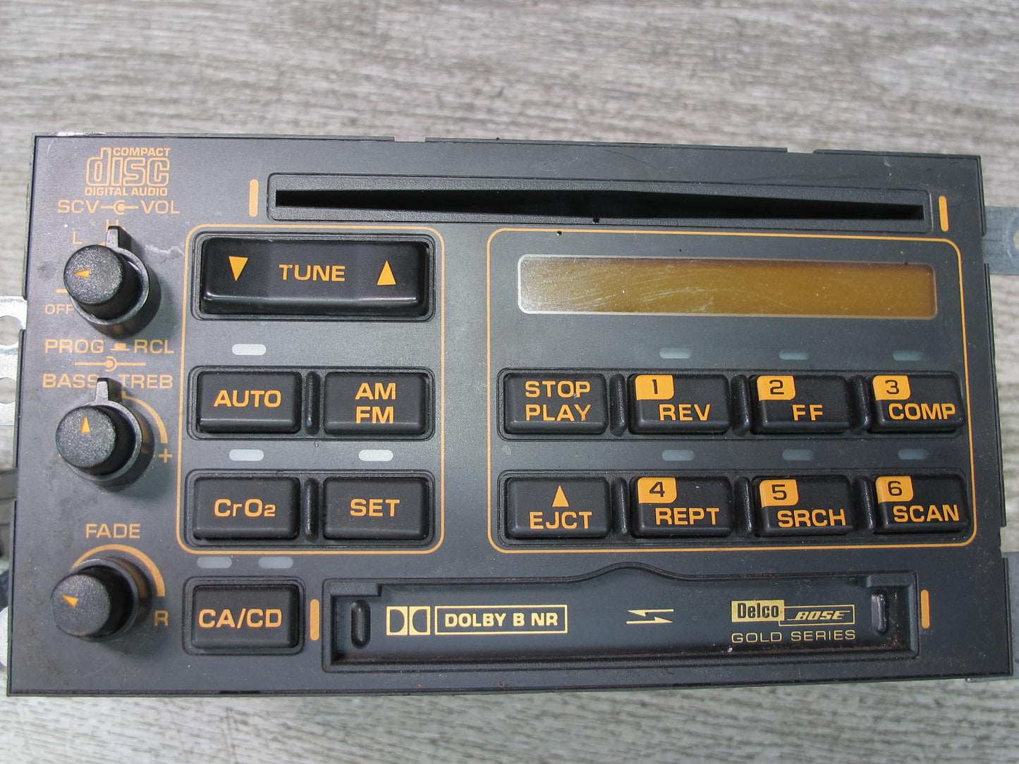 92-93 Chevrolet Corvette C4 Cassette Radio CD Player Receiver Head Unit Bose OEM