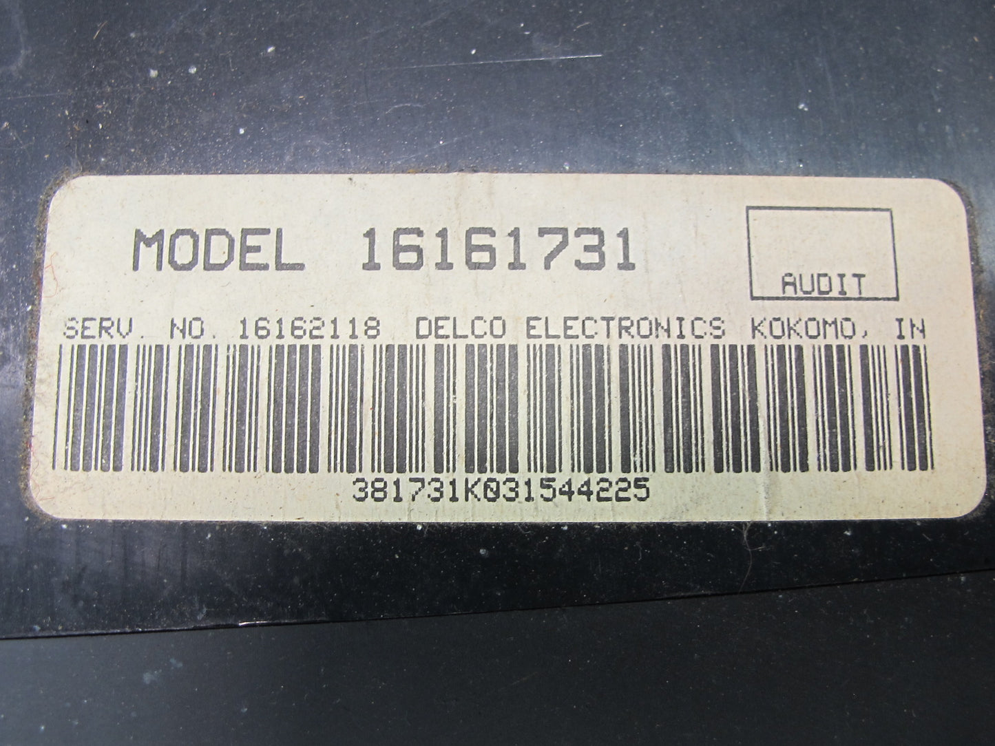 92-93 Chevrolet Corvette C4 A/C Heater Climate Control Switch Panel 16161731 OEM