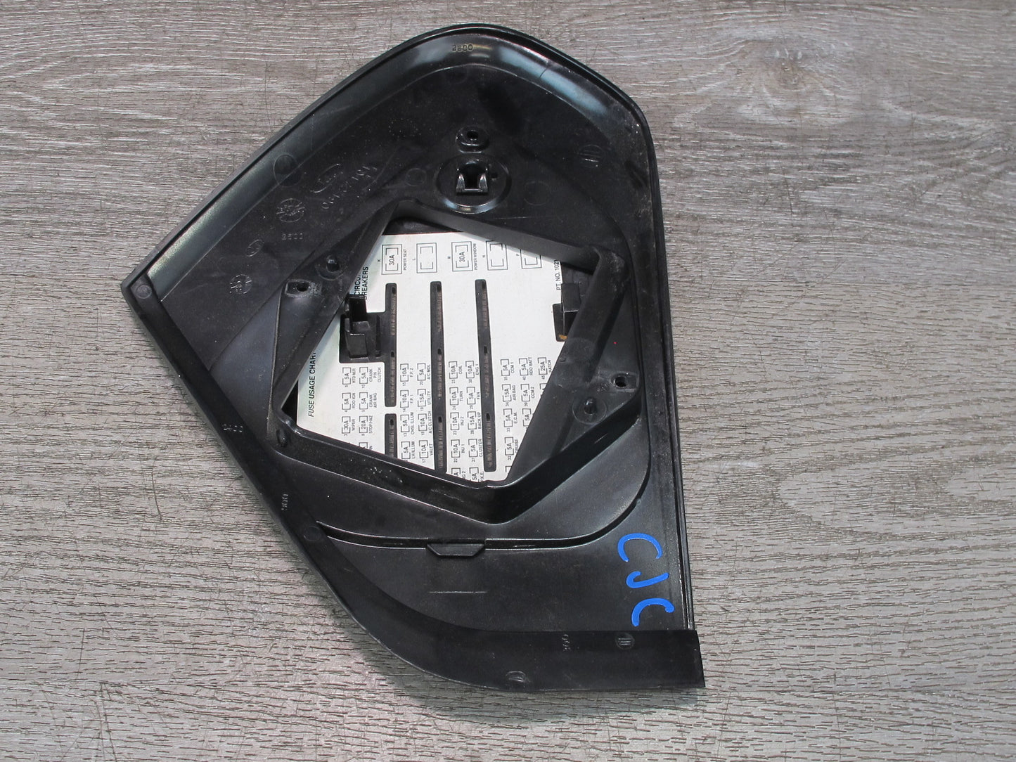 90-93 Chevrolet Corvette C4 Dashboard Right Side Trim Panel Fuse Box Cover OEM