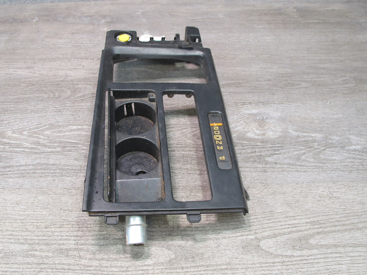 92-93 Chevrolet Corvette C4 A/T Center Console Shifter Trim w CUP Holder OEM
