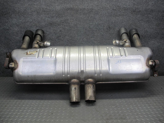 2010-2014 BMW E71 X5M X6M Rear Exhaust Muffler w Tips 7590335