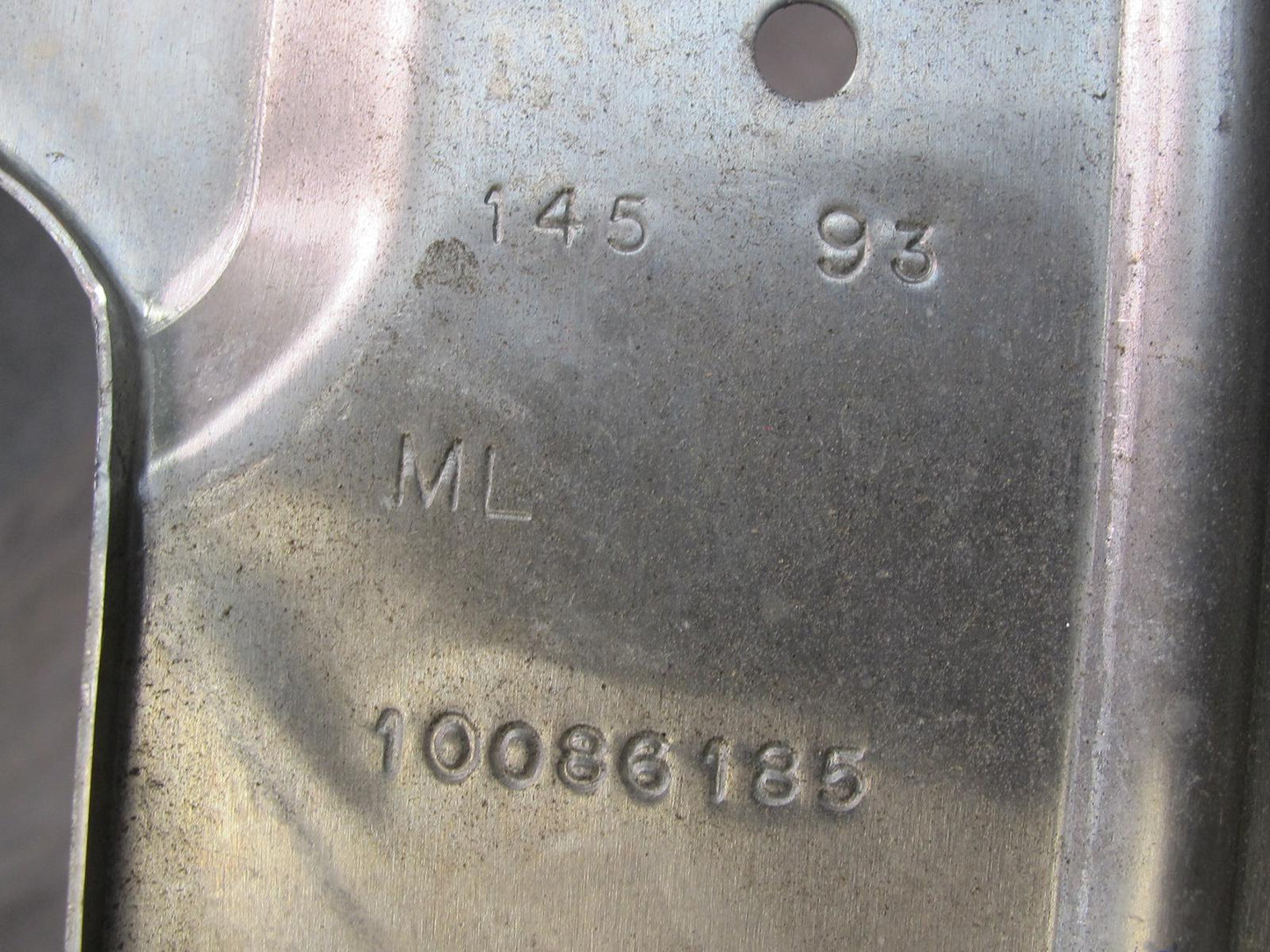 90-93 Chevrolet Corvette C4 Left Inner Door Mounting Panel w Handle OEM