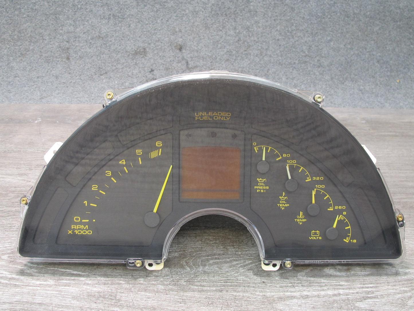 92-93 Chevrolet Corvette C4 Instrument Cluster Gauge Speedometer 16158831 OEM