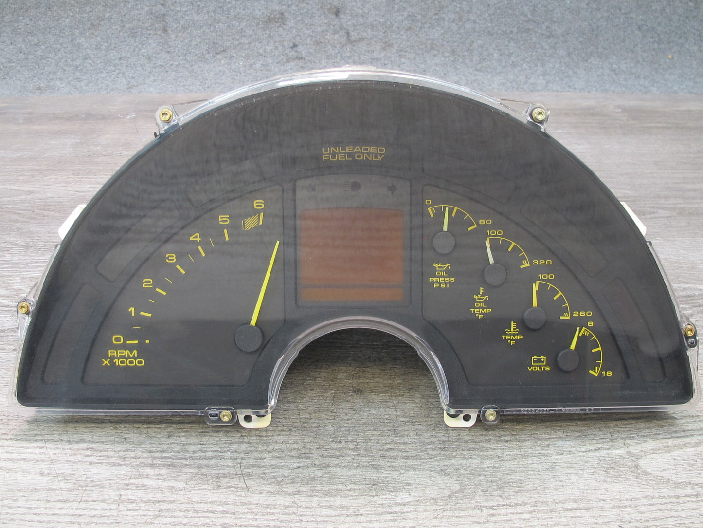 92-93 Chevrolet Corvette C4 Instrument Cluster Gauge Speedometer 16158831 OEM