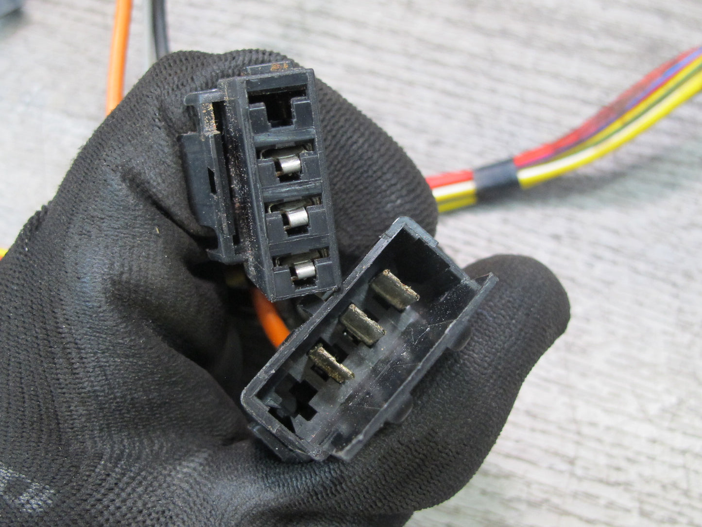 92-93 Chevrolet Corvette C4 Front Left & Right Seat Switch w Wiring 10161842 OEM