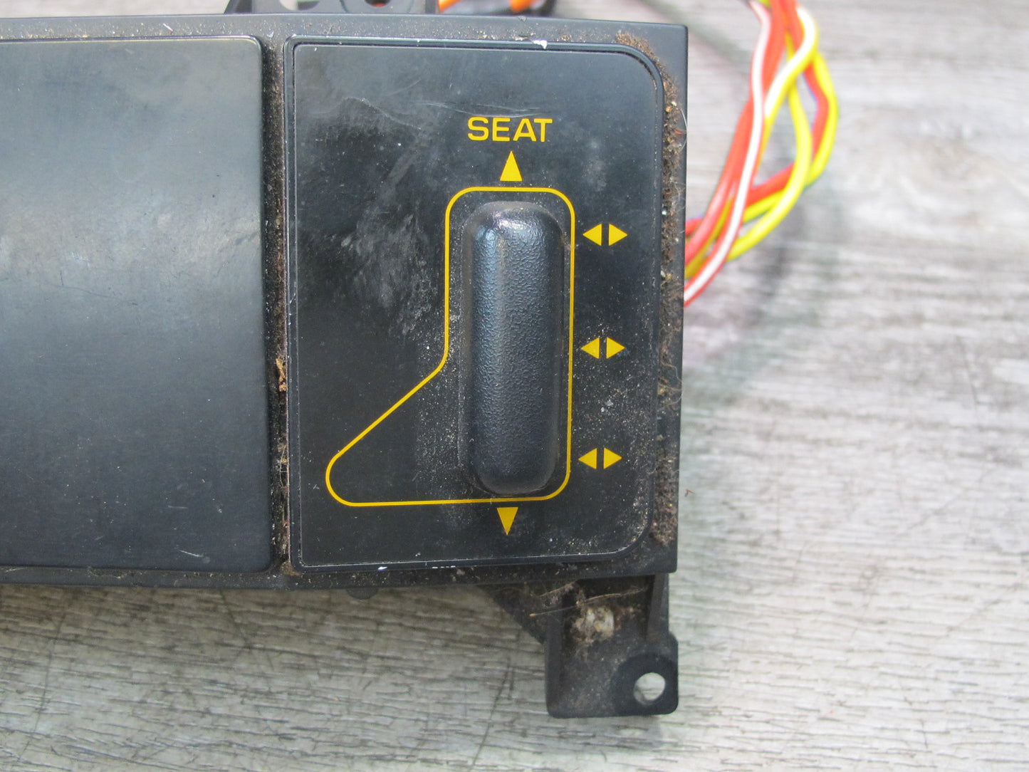 92-93 Chevrolet Corvette C4 Front Left & Right Seat Switch w Wiring 10161842 OEM