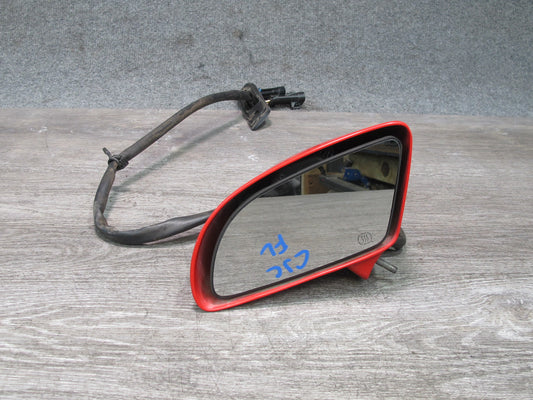88-96 Chevrolet Corvette C4 Left Door Heated Side View Power Mirror RED OEM
