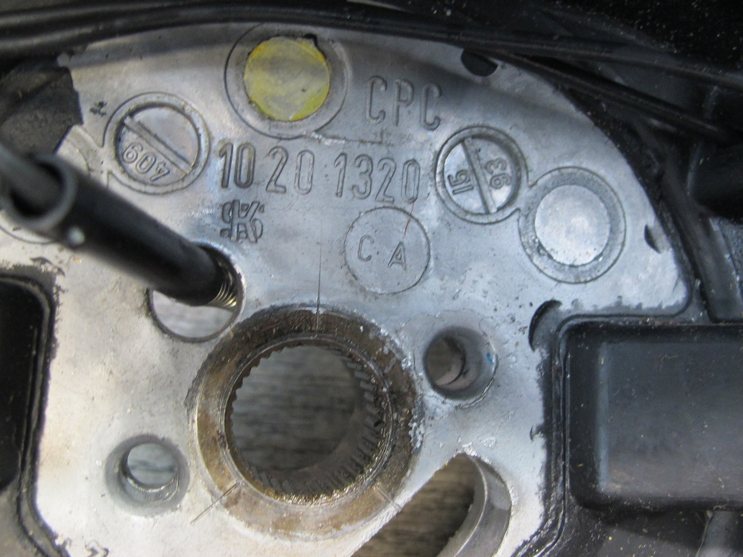 90-93 Chevrolet Corvette C4 4-SPOKE Leather Steering w Horn Buttons 10201320 OEM