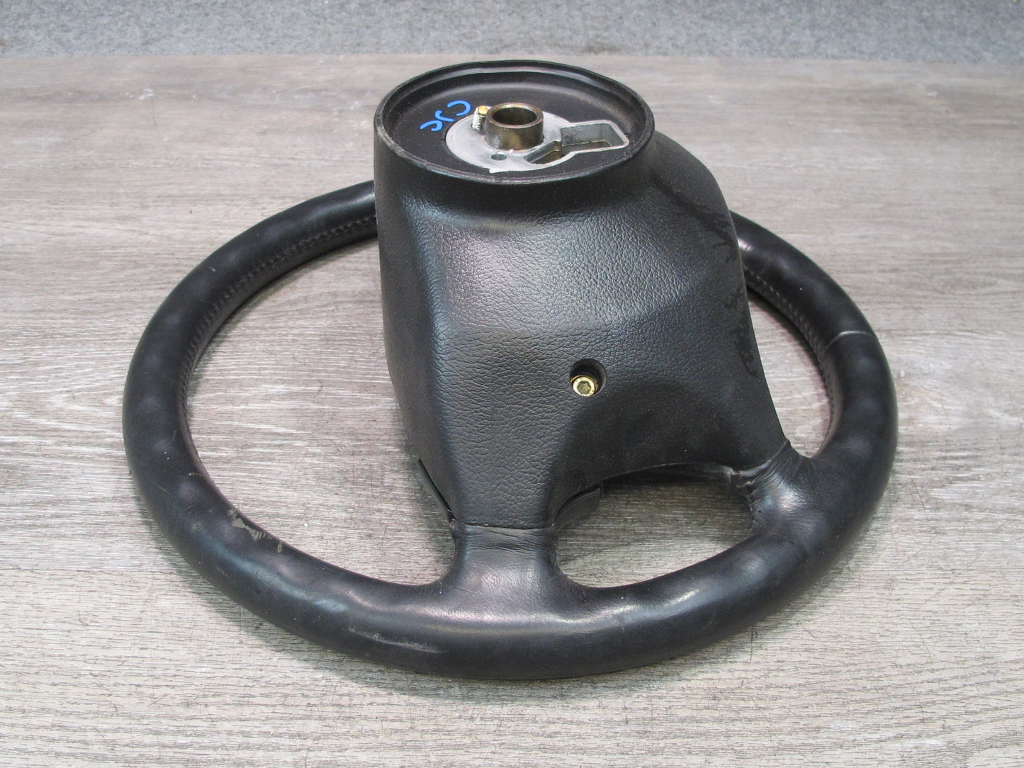 90-93 Chevrolet Corvette C4 4-SPOKE Leather Steering w Horn Buttons 10201320 OEM