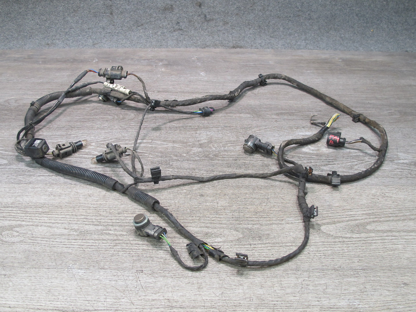 2015-2018 Porsche Macan Rear View Backup Camera Bumper PDC Sensor Wiring Set