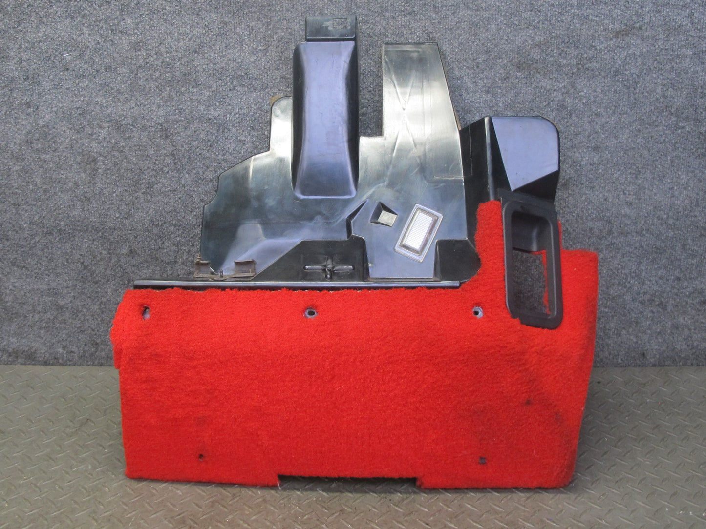 92-93 Chevrolet Corvette C4 Front Left Under Dash Trim Cover Panel RED OEM