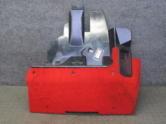 92-93 Chevrolet Corvette C4 Front Left Under Dash Trim Cover Panel RED OEM