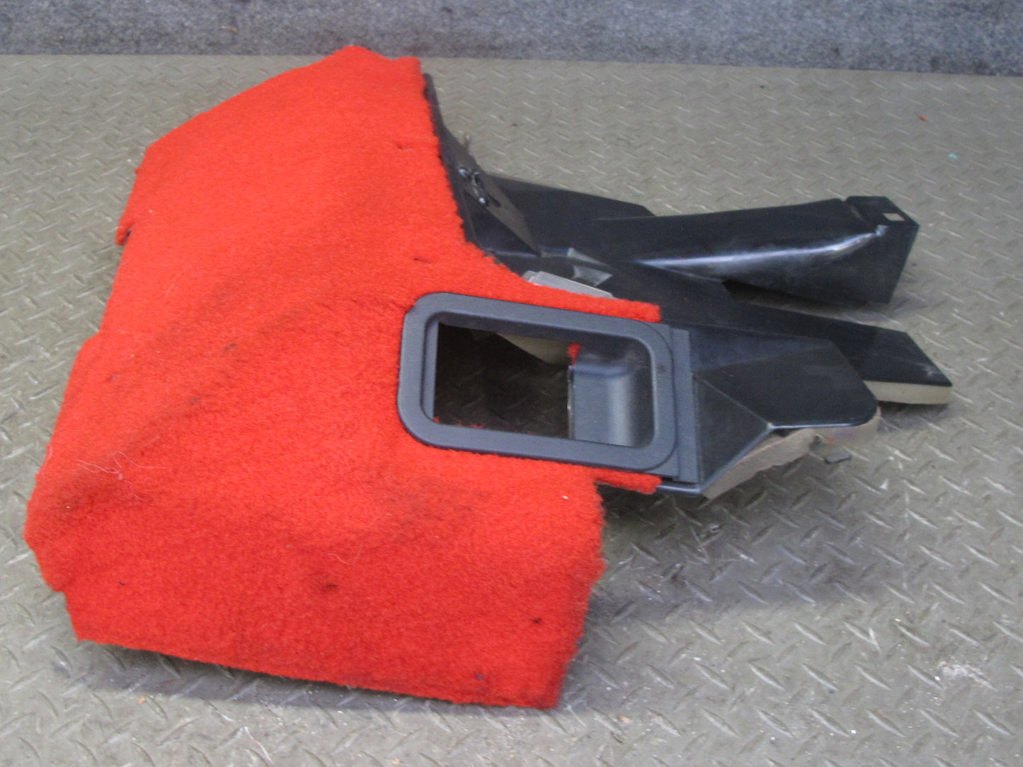 92-93 Chevrolet Corvette C4 Front Left Under Dash Trim Cover Panel RED OEM