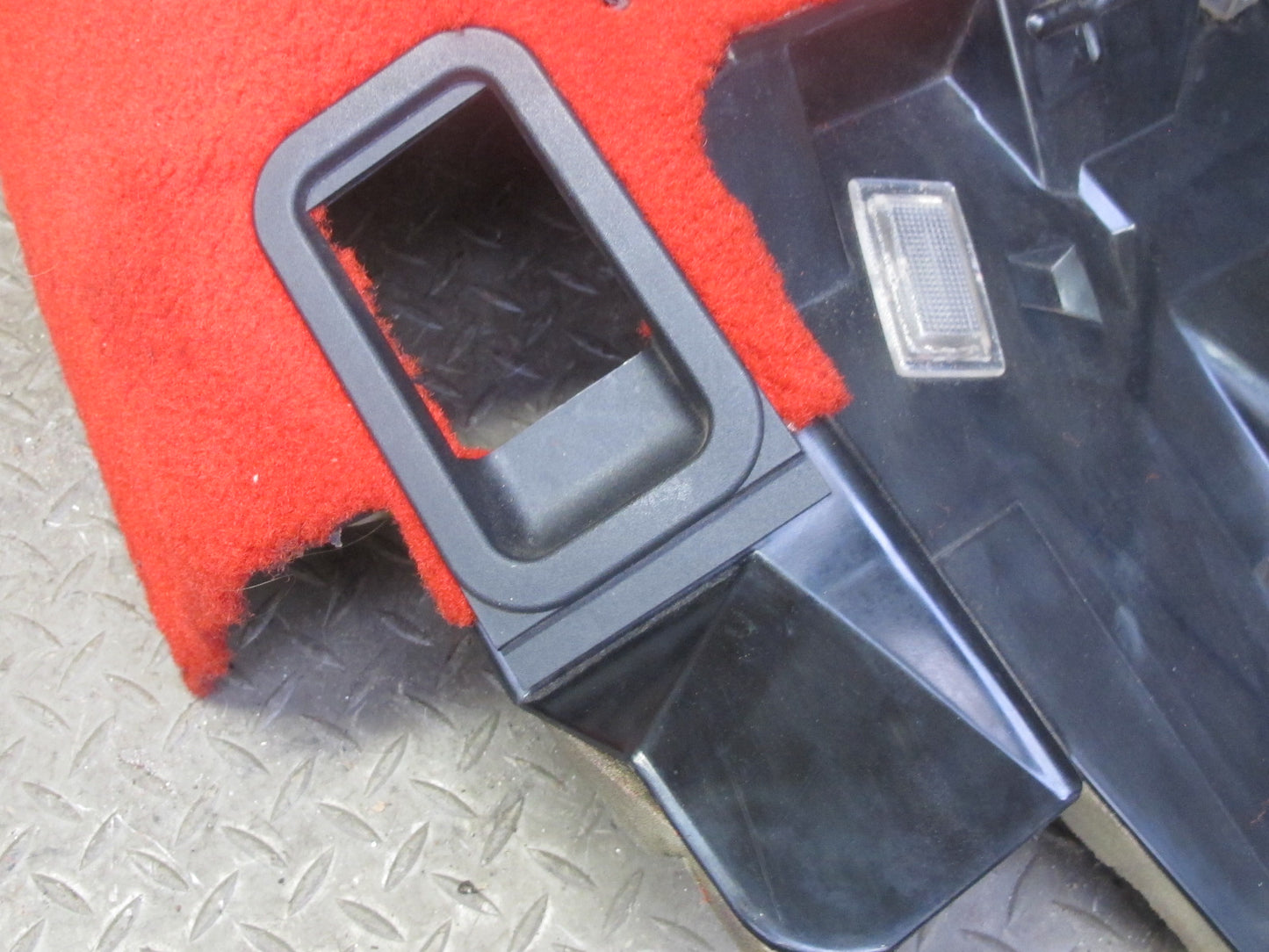 92-93 Chevrolet Corvette C4 Front Left Under Dash Trim Cover Panel RED OEM