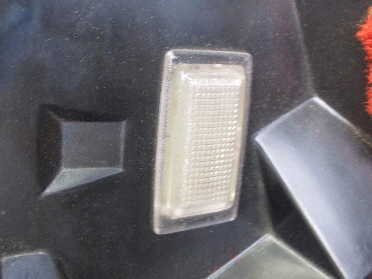 92-93 Chevrolet Corvette C4 Front Left Under Dash Trim Cover Panel RED OEM