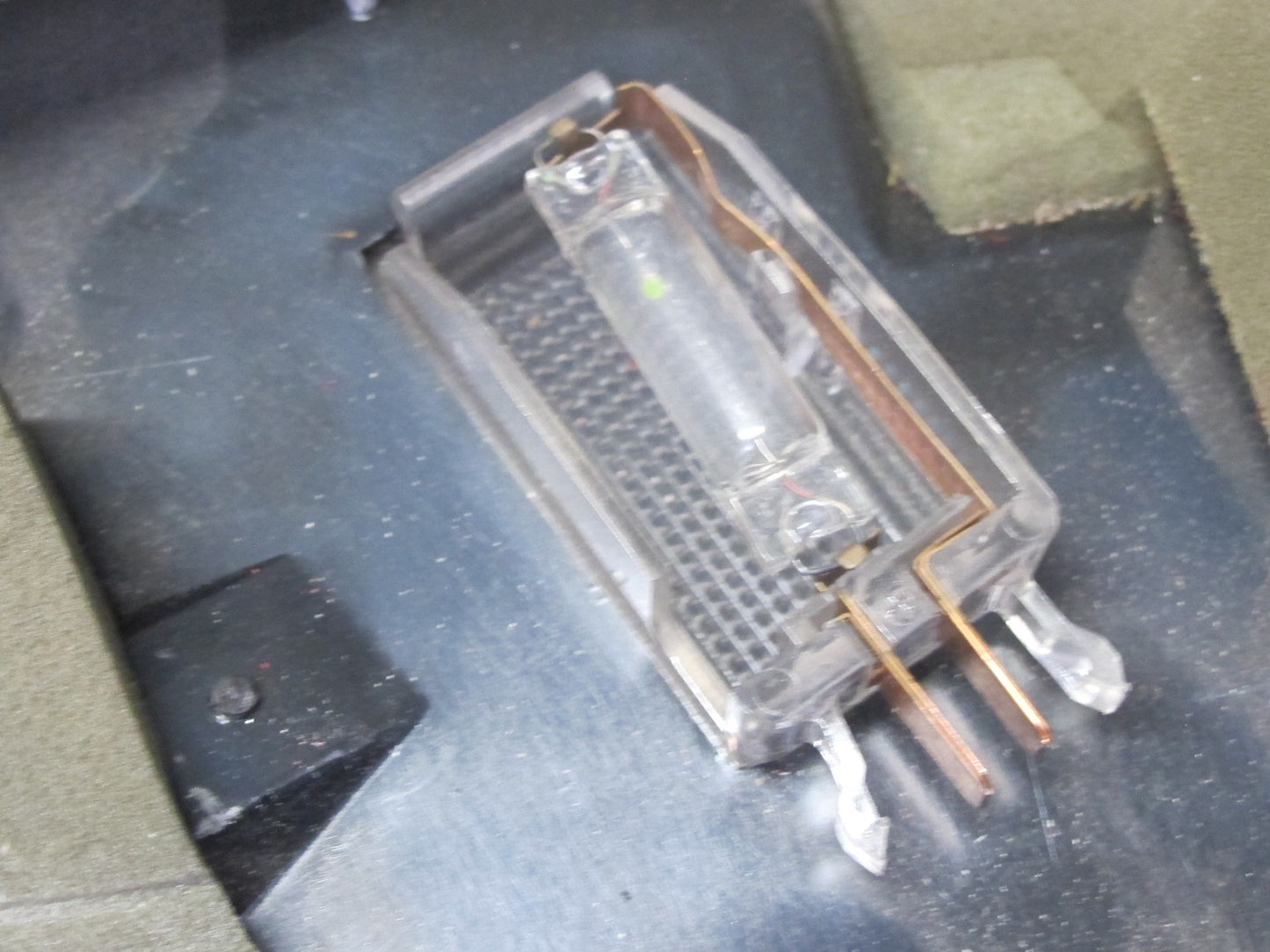 92-93 Chevrolet Corvette C4 Front Left Under Dash Trim Cover Panel RED OEM