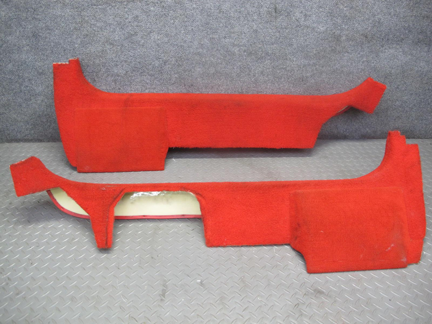1993 Chevrolet Corvette C4 Hatch 18pcs Interior Trunk Carpet Trim Set RED OEM