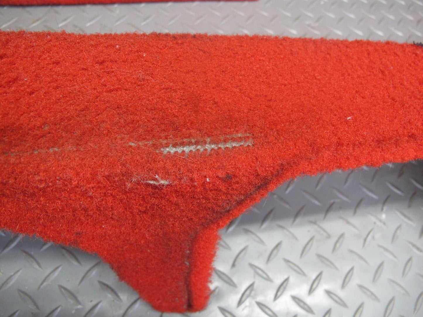 1993 Chevrolet Corvette C4 Hatch 18pcs Interior Trunk Carpet Trim Set RED OEM