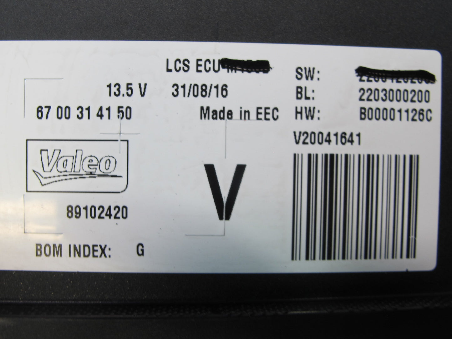 2017-2020 Maserati Levante M161 Headlight Lamp Control Module 6700347640