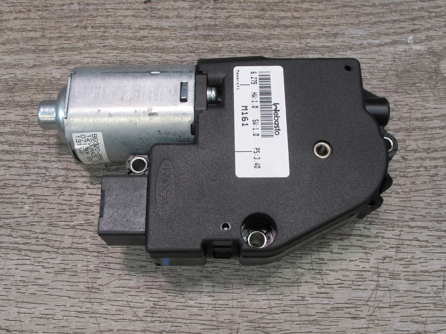 2017-2020 Maserati Levante M161 Upper Sunroof Motor Drive Unit