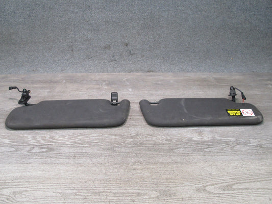 2017-2020 Maserati Levante M161 Front Left & Right Side Sun Visor Black Set of 2