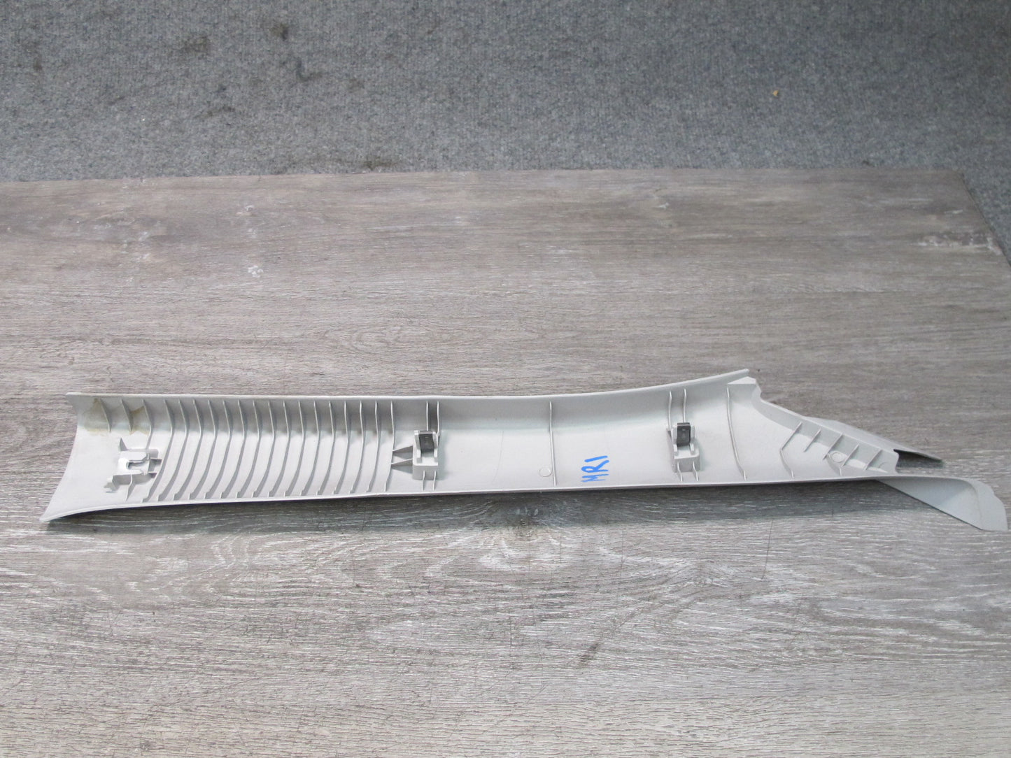 04-11 Mazda RX8 Set of 2 Front Left & Right Interior A Pillar Trim Gray OEM