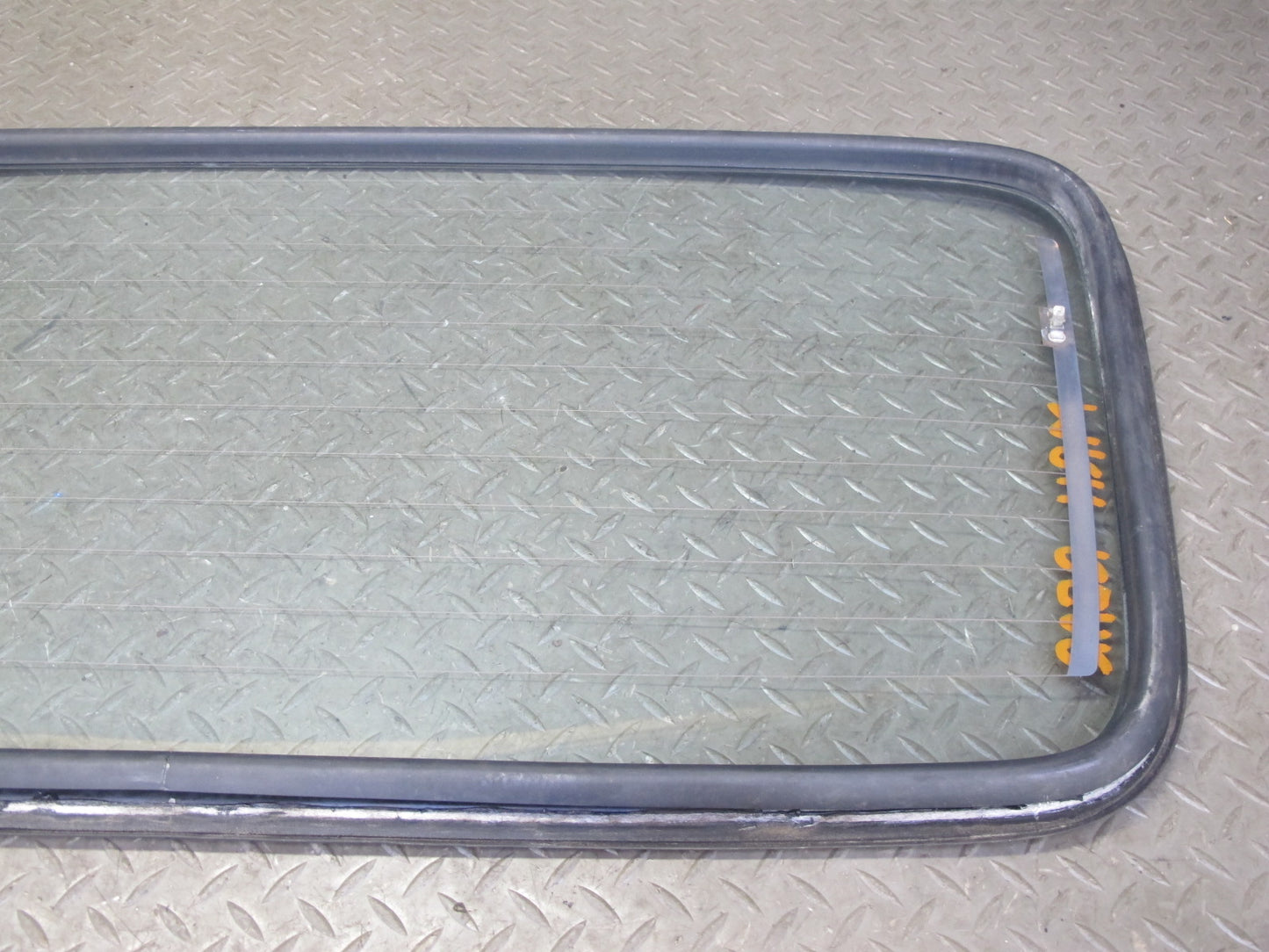 88-91 Mazda RX7 FC3S Convertible Soft TOP Roof Rear Window Glass Heated OEM