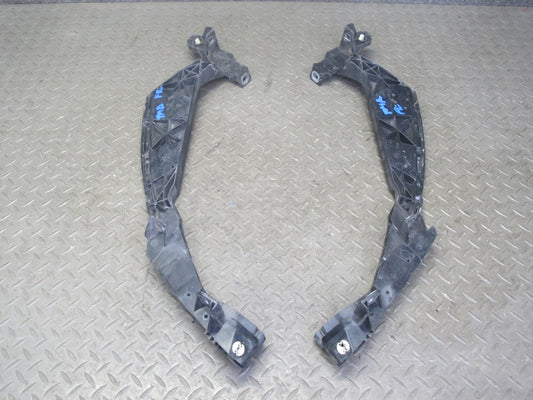 2015-2018 Porsche Macan Front Left & Right Radiator Mount Bracket Support Set