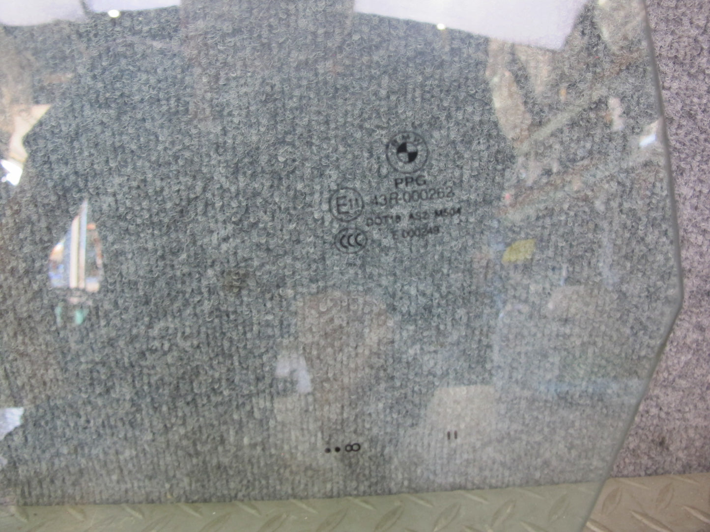 03-08 BMW E85 Z4 Front Left Driver Door Window Glass OEM