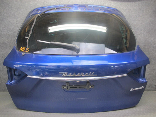 2017-2020 Maserati Levante M161 Rear Trunk Lid Tailgate Liftgate W/ Glass Blue