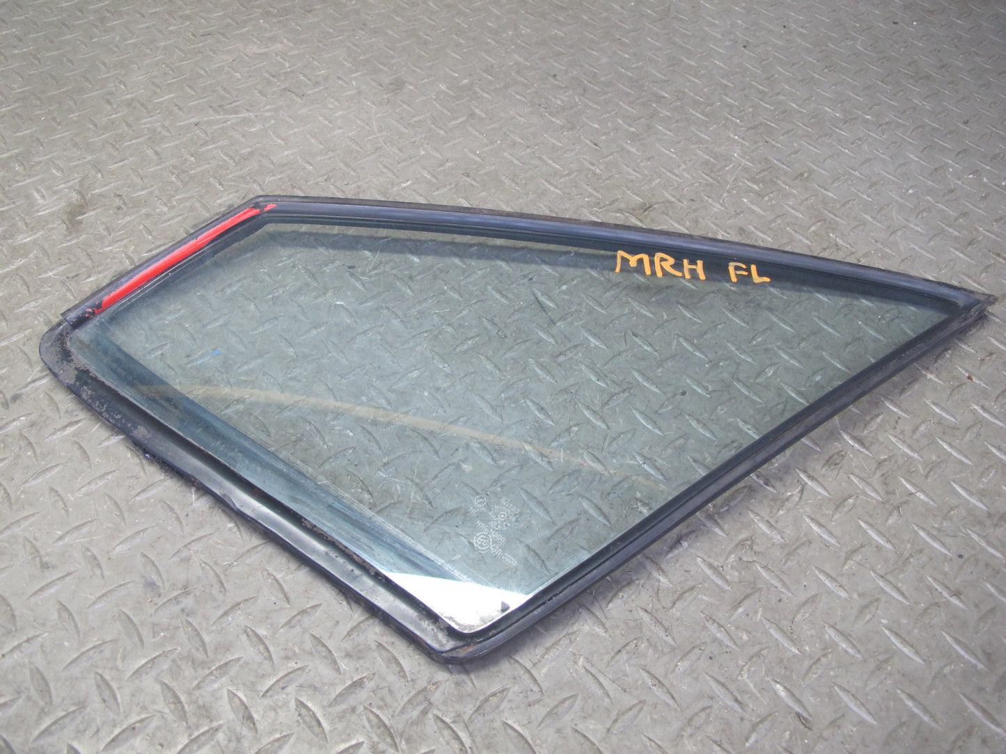 88-91 Mazda RX7 FC3S Convertible Front Left Driver Door Vent Glass Window OEM